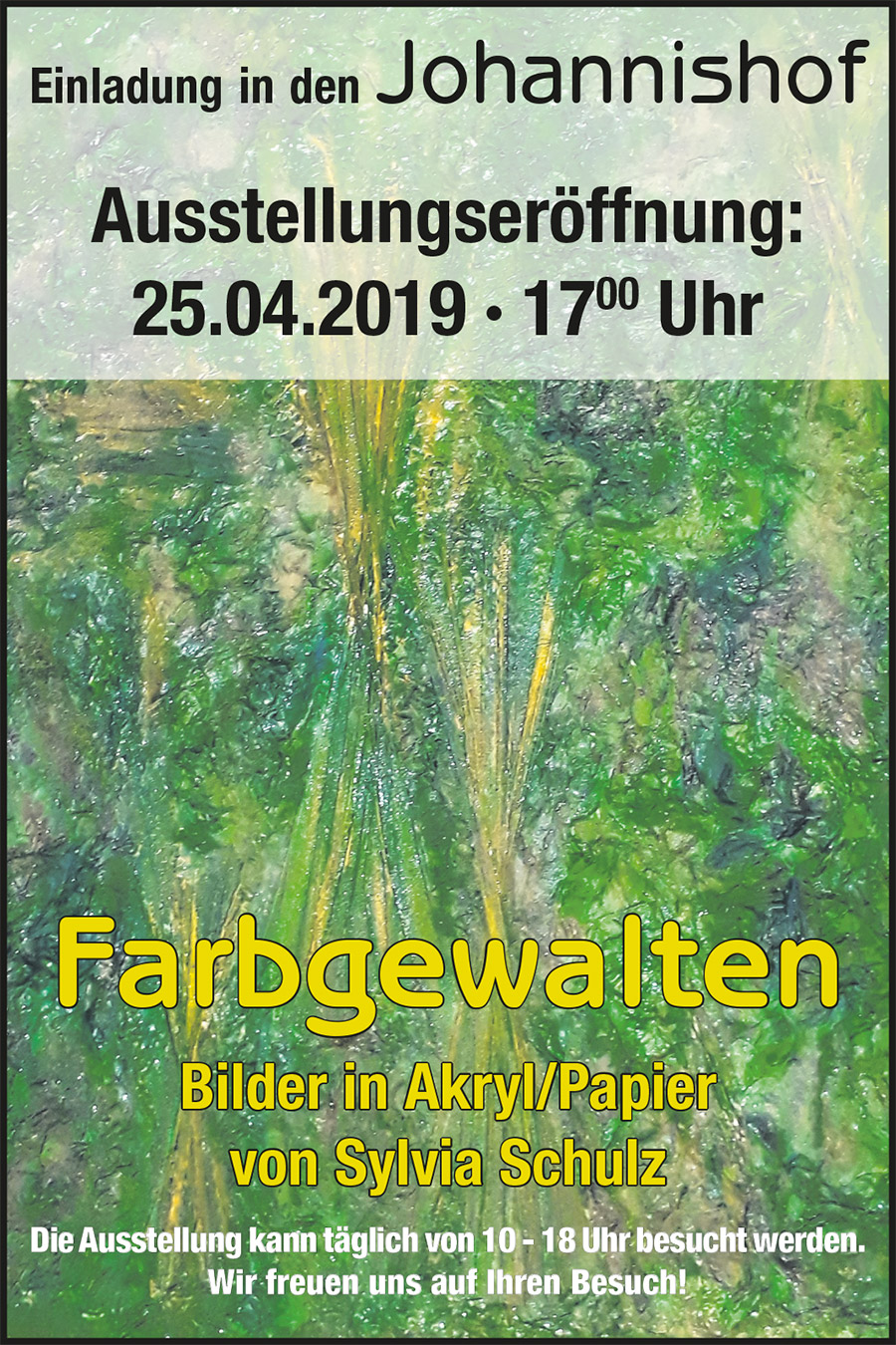 Ausstellung Farbgewalten