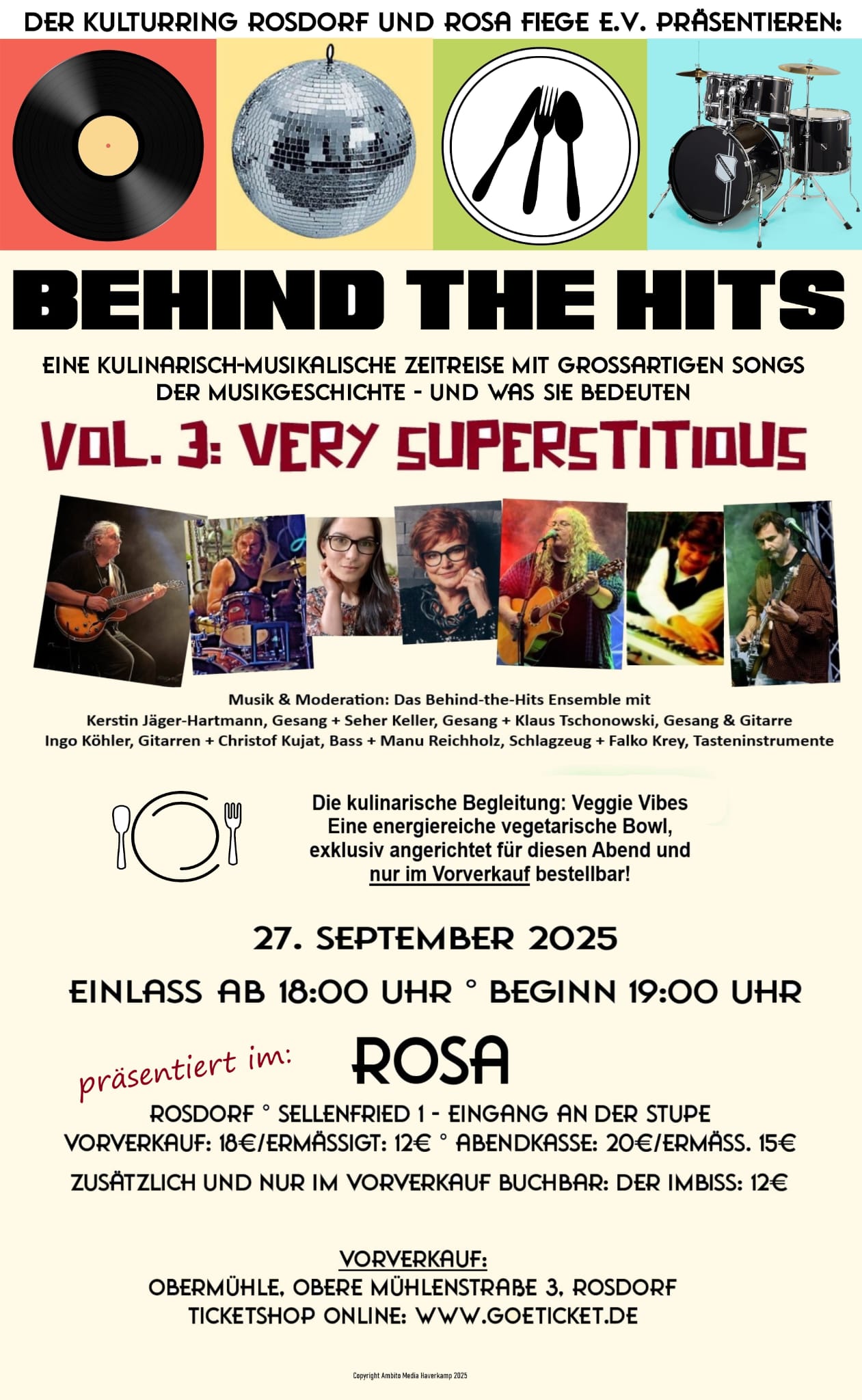 Plakat Behind the Hits